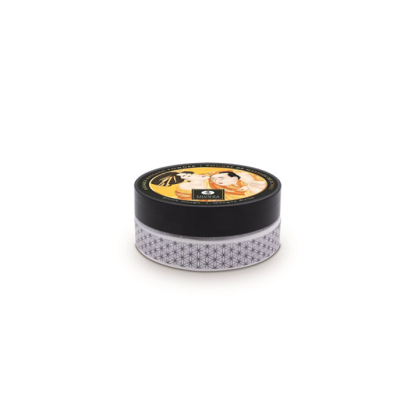 Mini Coffret poudre corporelle mangue et plumeau assorti 